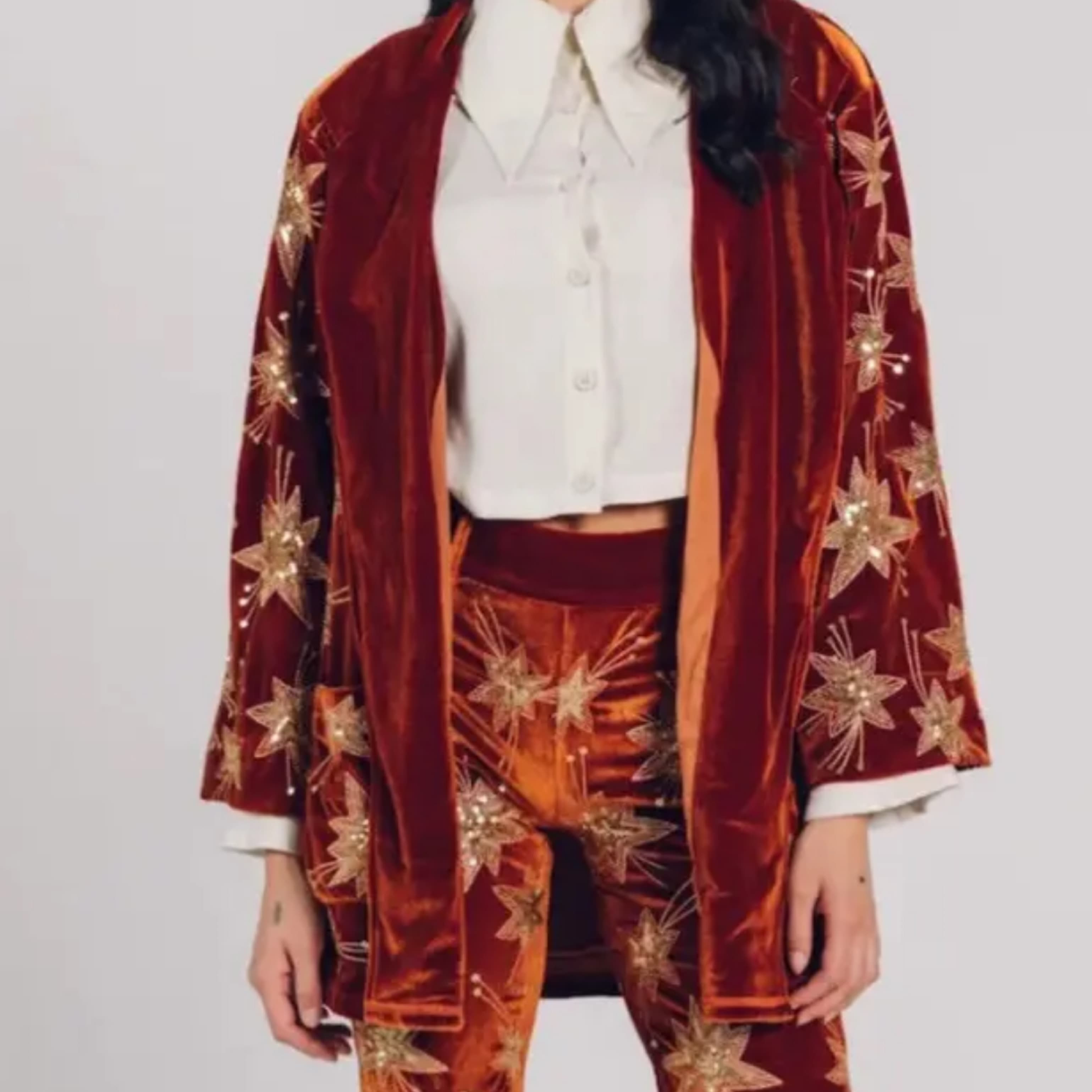 Free People Burnt Orange Suit - Image 2