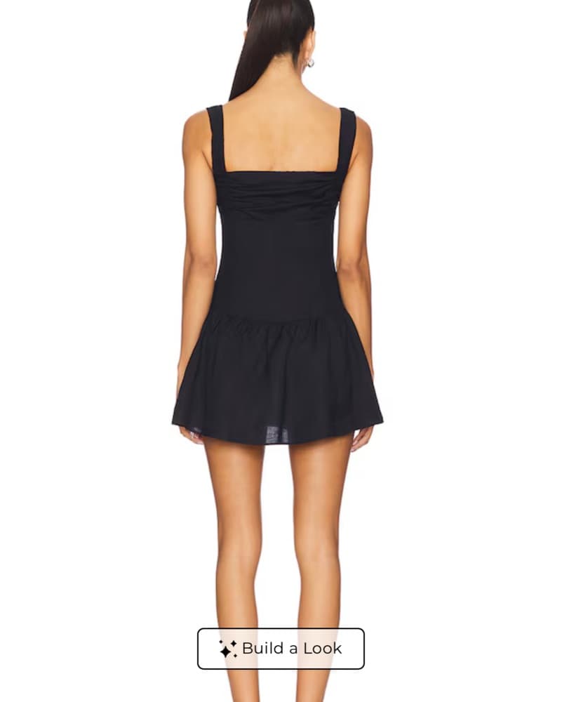 Navy Heart Mini Dress - Image 2