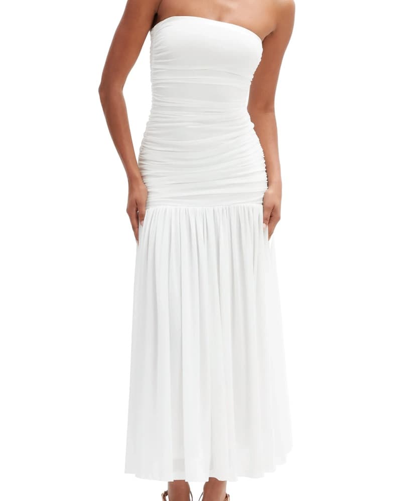 SOLANA MESH MAXI DRESS - Image 1