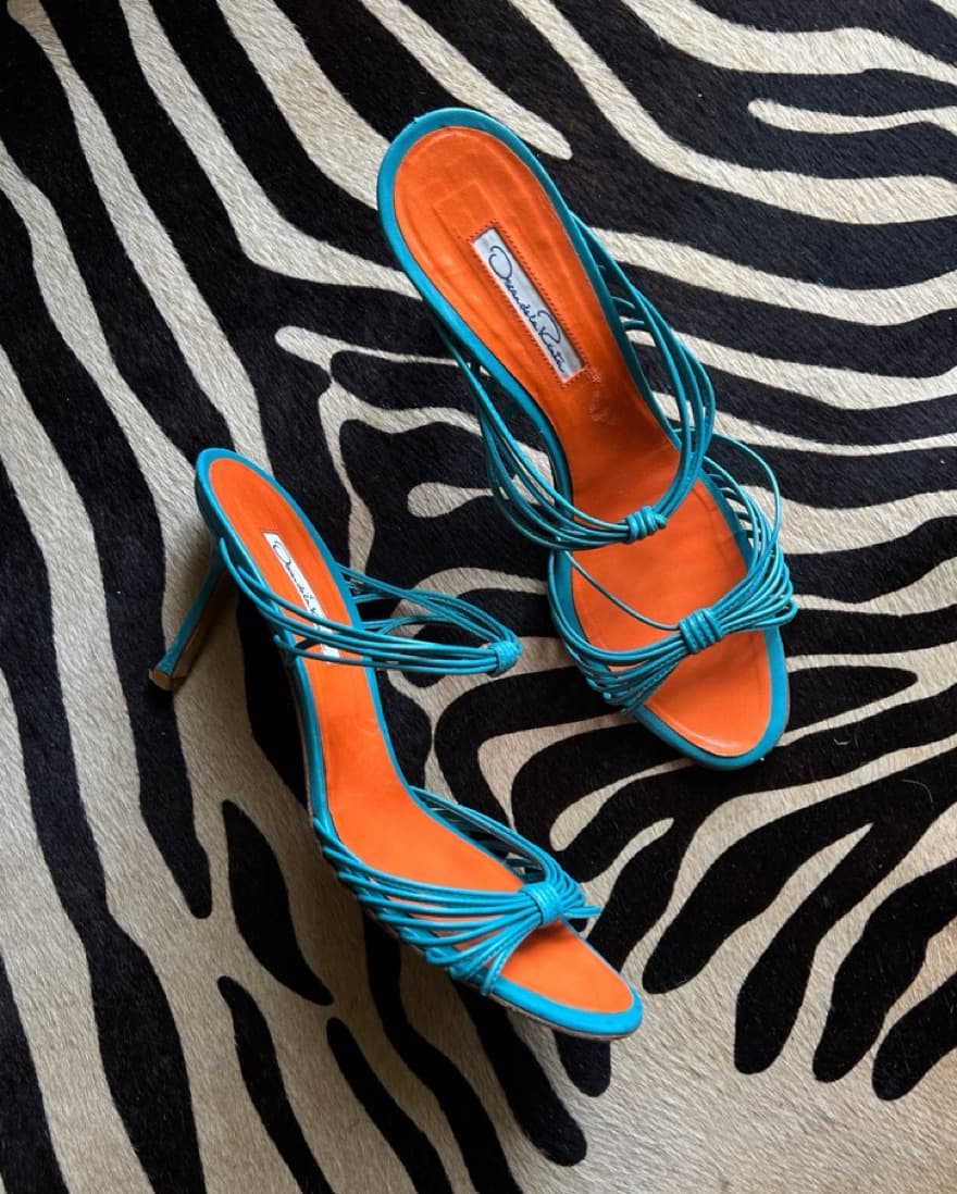 Vintage Oscar De La Renta Sandals  - Image 1