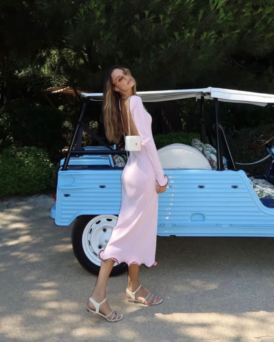 Ruffle Hem Midi Dress - SAME dupe Dress! - Image 3