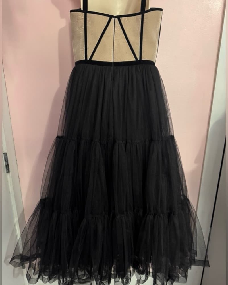 Milla Gorgeous Midi Puffy Tulle Dress - Image 4