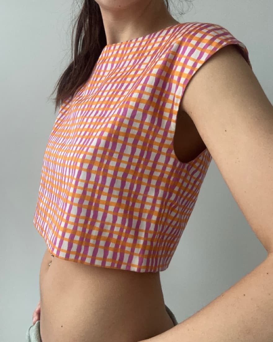 Pink Multicolor Vintage Top - Image 3