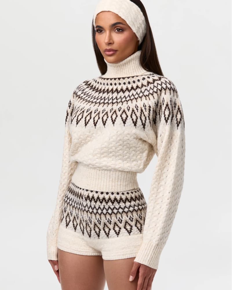 Naked Wardrobe Patterned Knit Set - Image 2
