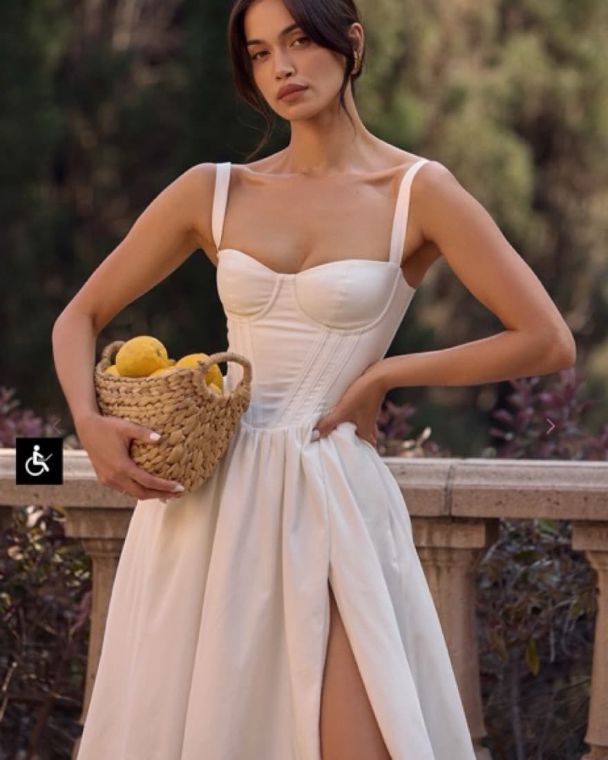 House of CB White Kelly Dress - Image 5