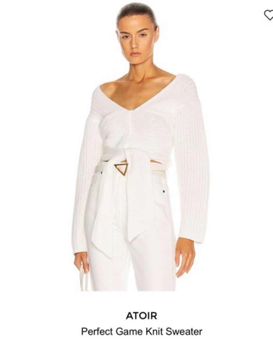 Atoir Sweater Open Back - Image 1