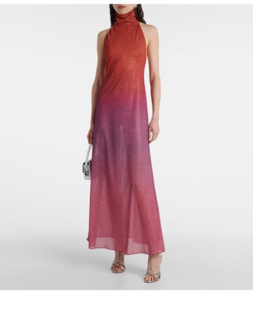 Oséree Lurex Midi Dress - Image 2