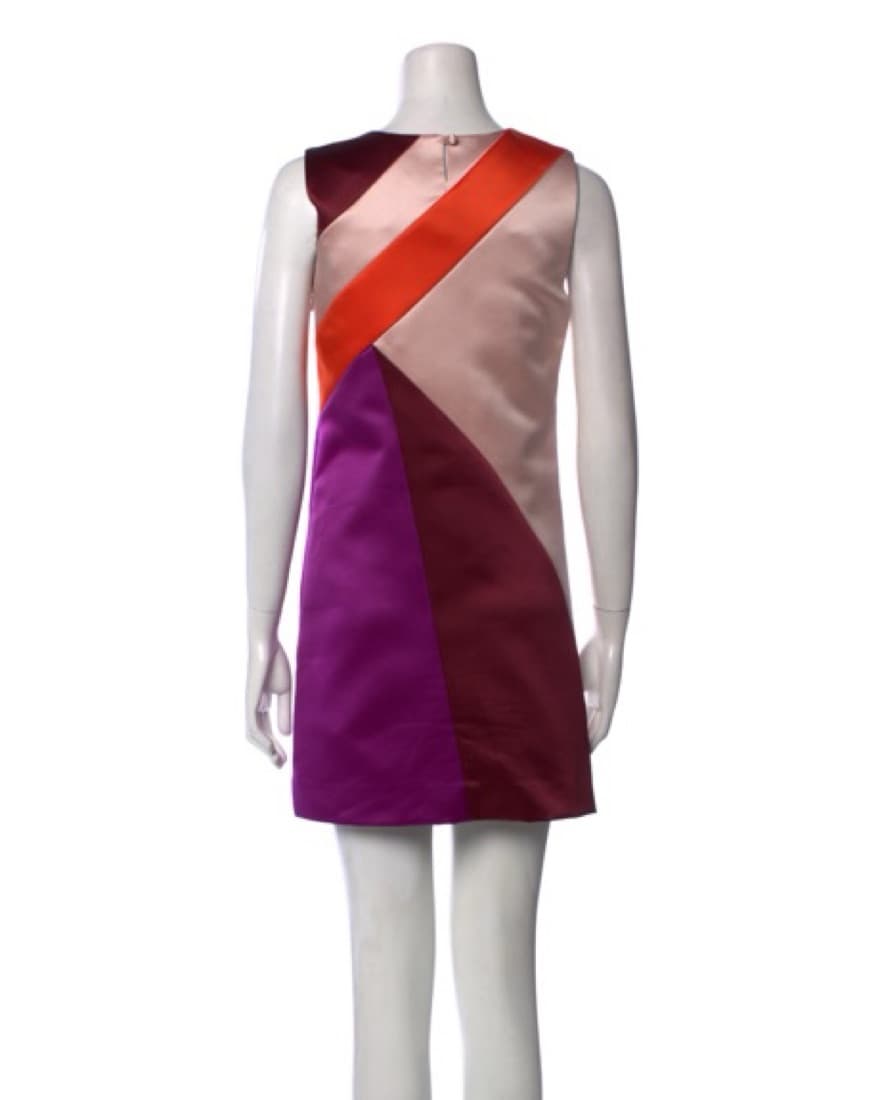 Milly Color Block Shift Dress - Image 3