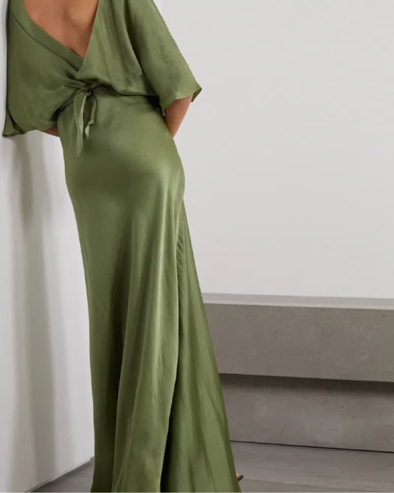 Cortana Maxi Wrap Dress - Image 2
