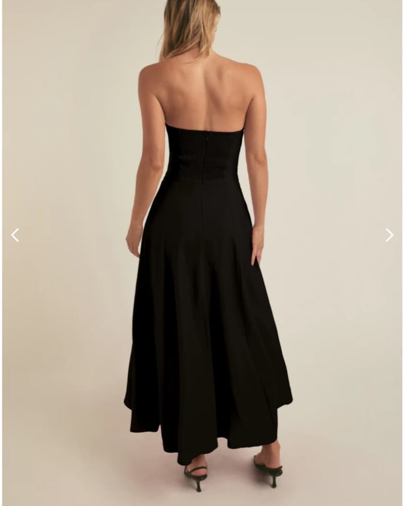Favorite Daughter Black Linen Dress  - Image 2