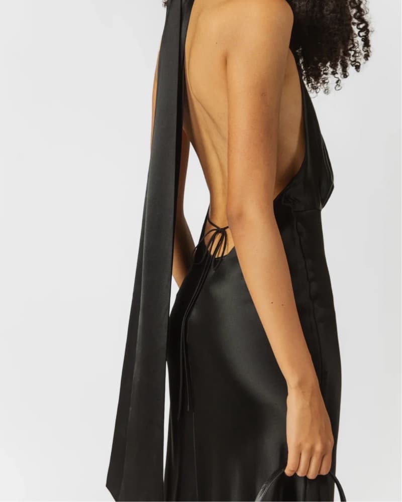 Sau Lee Pearl Satin Gown - Image 3