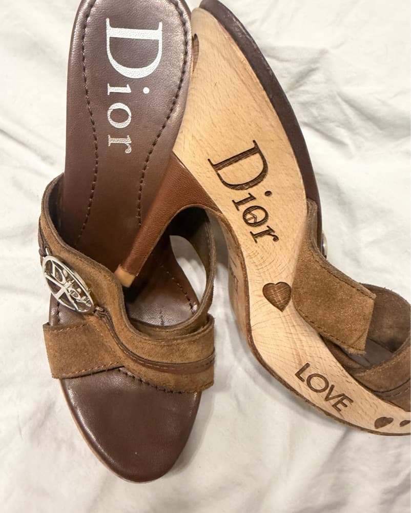 Vintage Dior Galliano Sandals Size 40 - Image 2