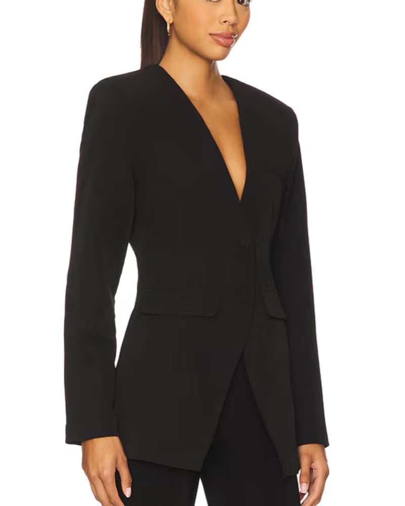 Isla Blazer In Black  - Image 2