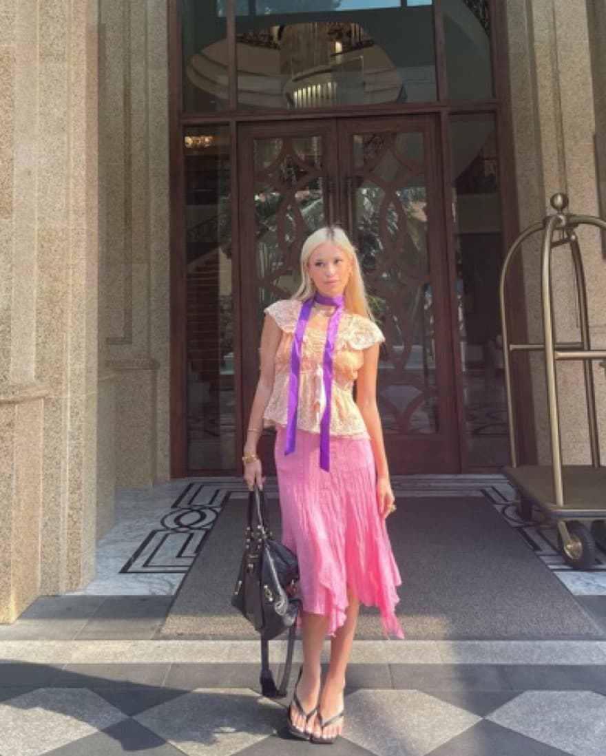 Vintage Pink Fairy Skirt - Image 2
