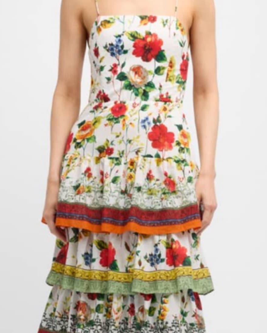 Valencia Spaghetti-Strap Maxi Dress  - Image 2