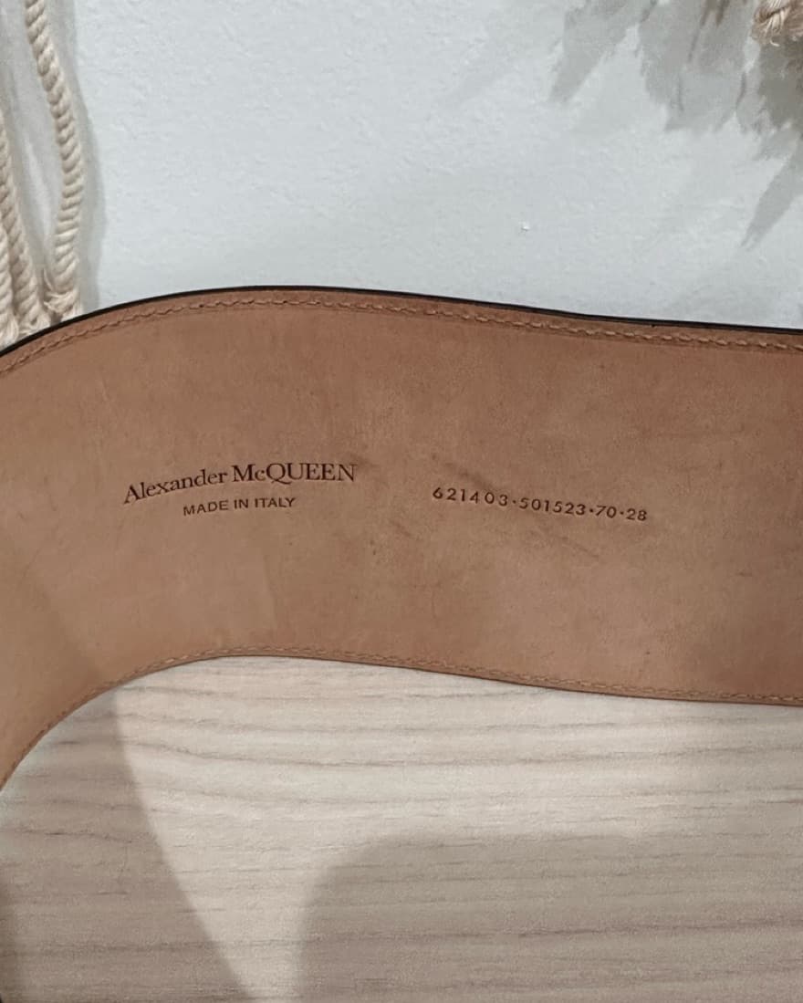 Alexander McQueen Big Chunky Belt XS - Image 4
