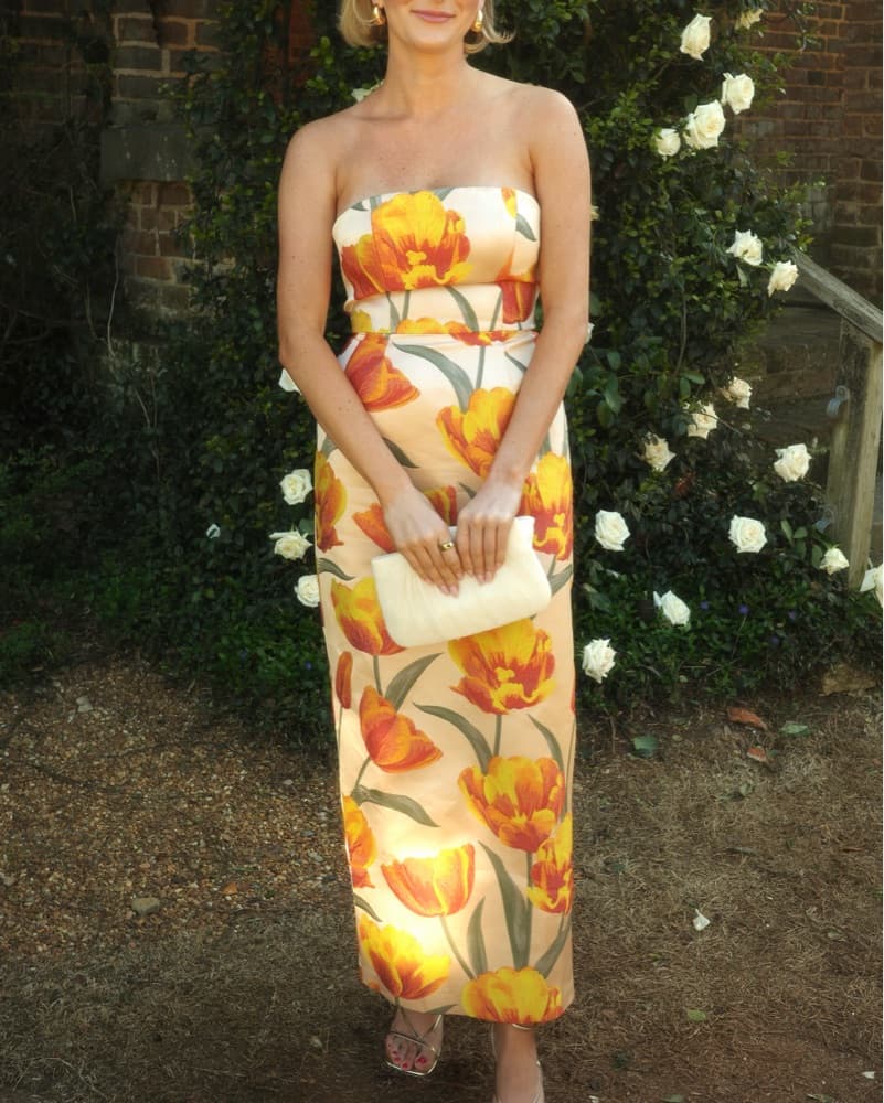 Milly Orion Tulip Jacquard Dress - Image 1