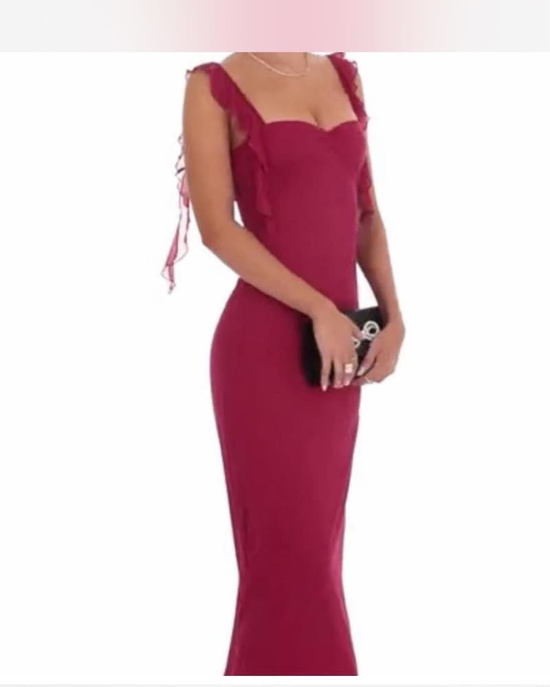 Lucy In The Sky Magenta Maxi Dress - Image 2