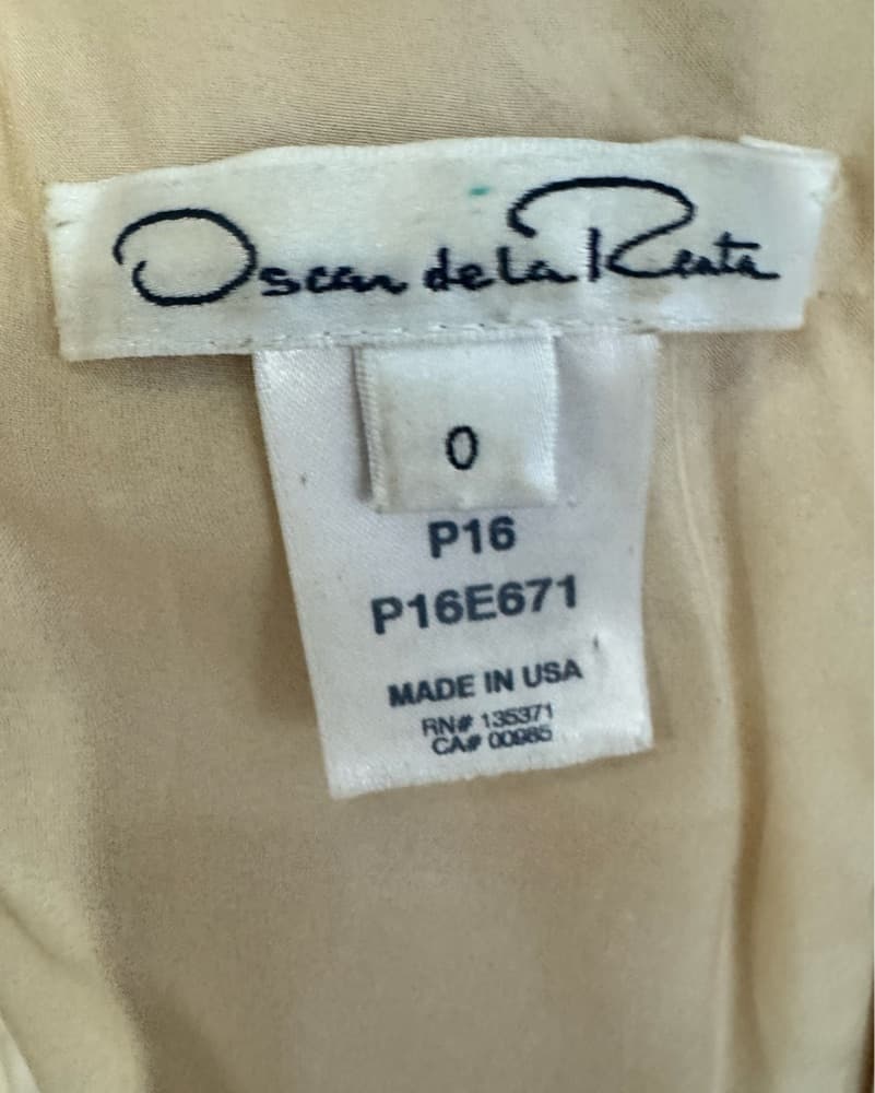Oscar de la Renta Embellished Midi Dress - Image 5