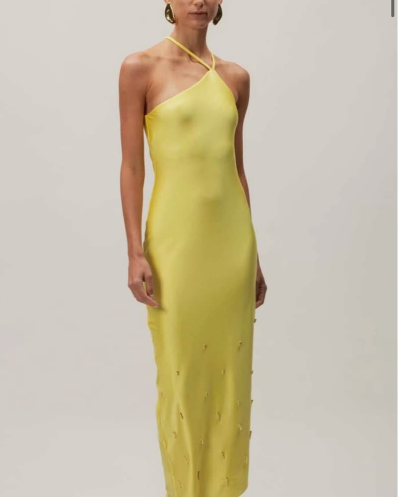 baobab palomino Yellow Formal Dress - Image 2
