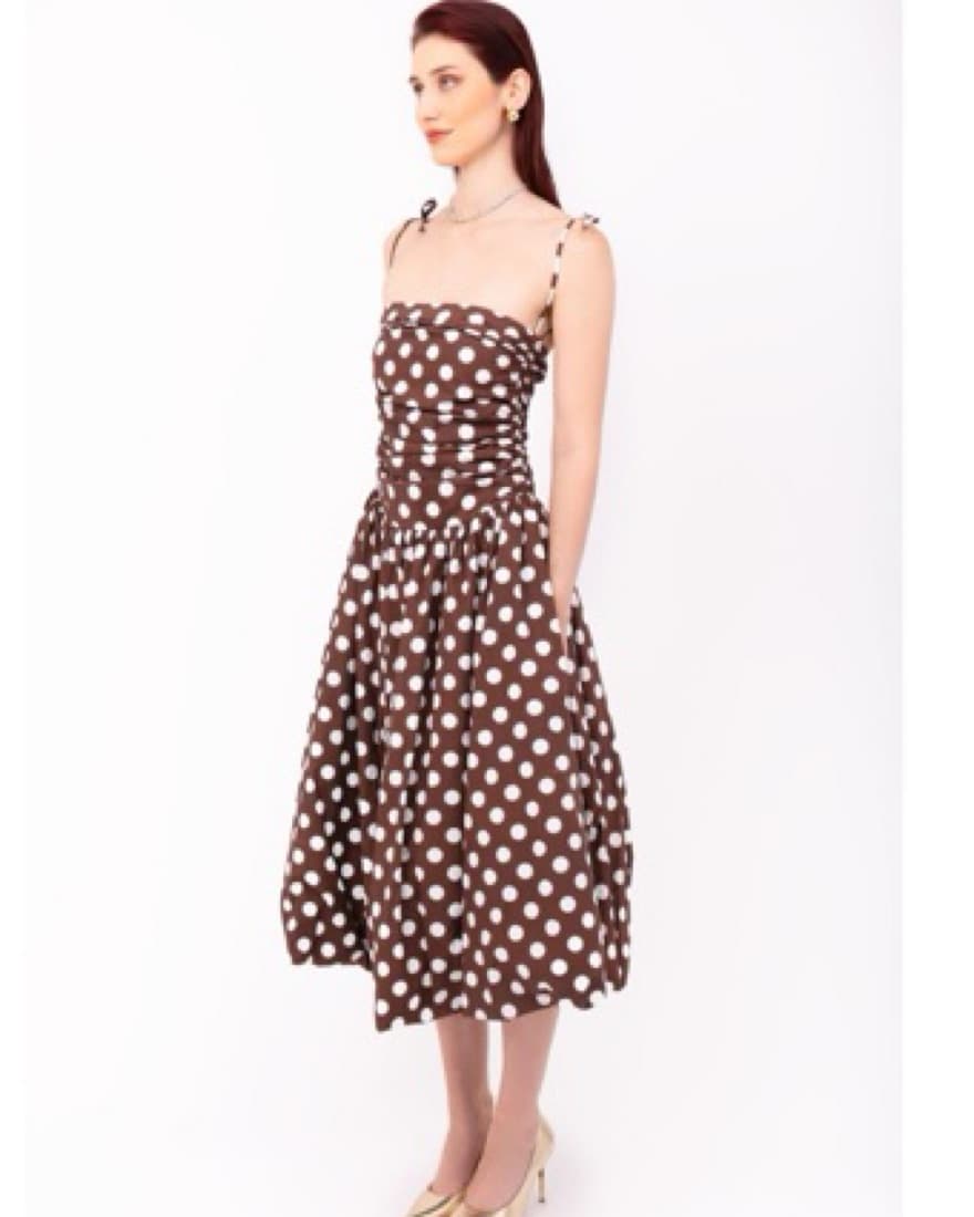 Polka Dot Puffball Dress - Image 4