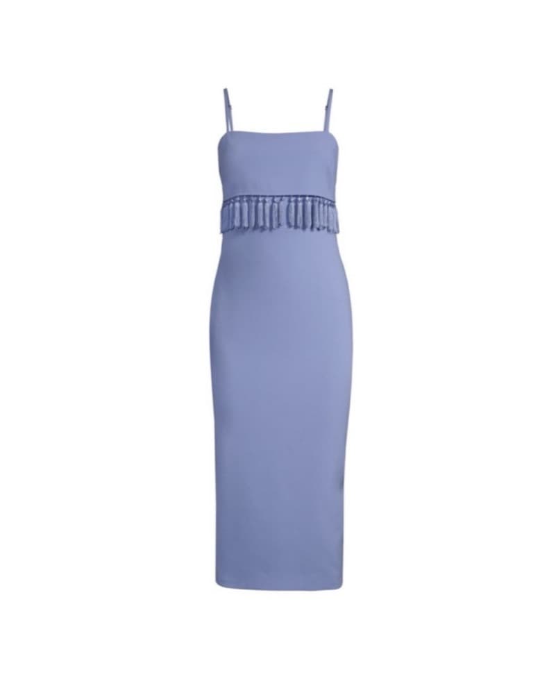 Blue Likely Midi Dress - Image 2