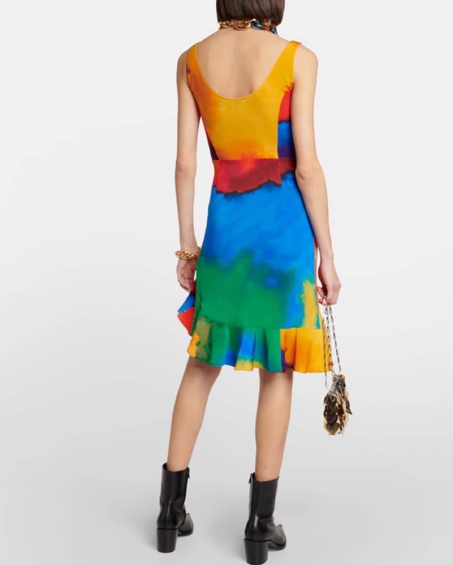Paco Rabanne Multi-Colored Cocktail Dres - Image 4