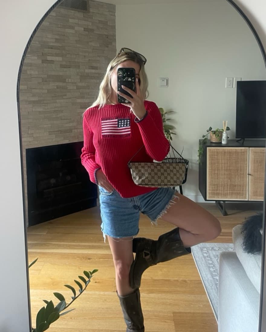 Ralph Lauren American Flag Sweater - Image 2