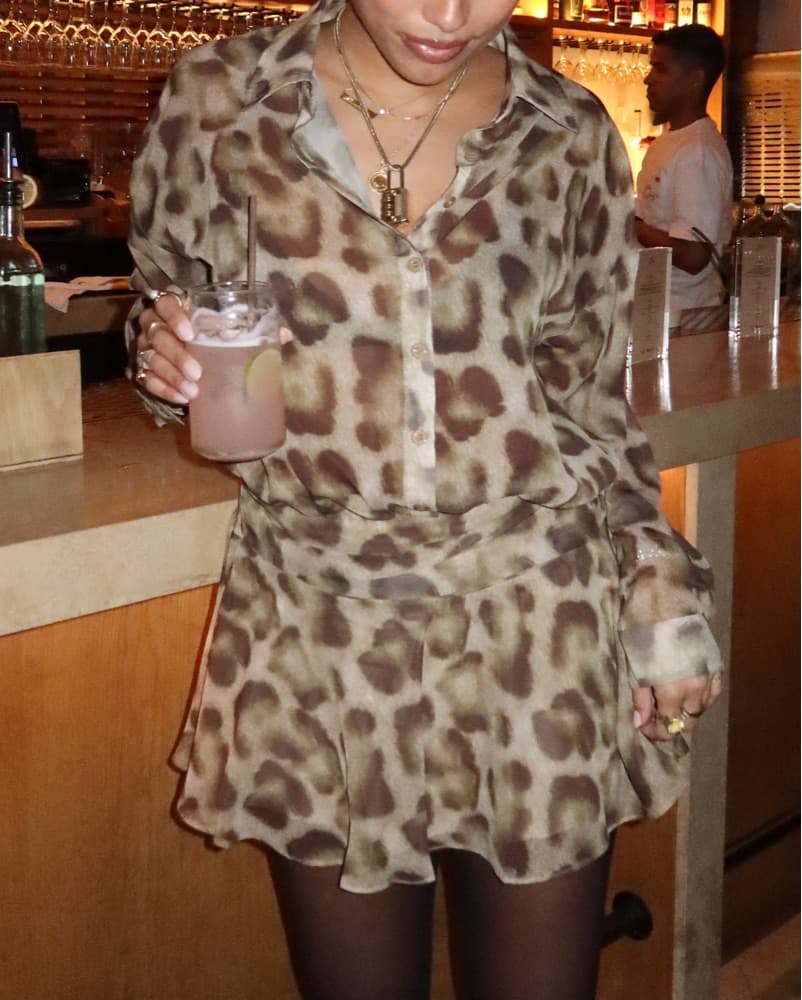 12th Tribe Lennox Leopard Dress - Image 2