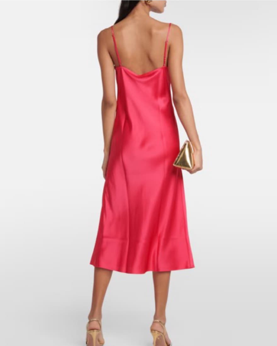 L'agence Seridie Silk Slip Dress - Image 2
