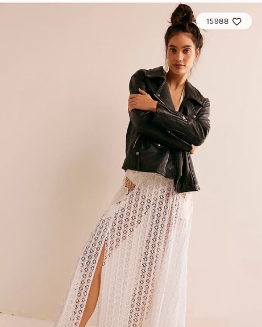 Free People Leather Jacket  - Image 2