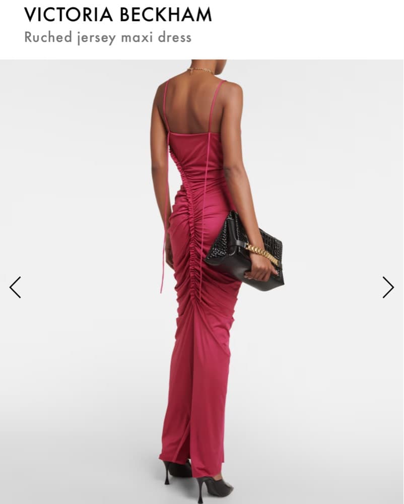 Hot Pink Victoria Beckham Gown - Image 3