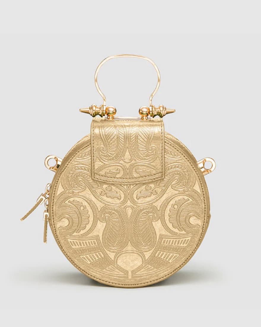 Okhtein Gold Embossed Bag - Image 3