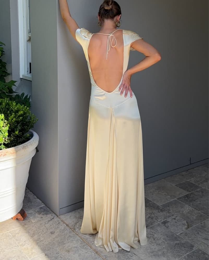 Belski Evelyn Dress Citrus  - Image 5