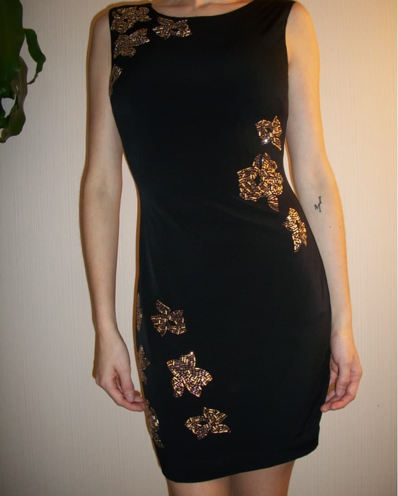 Guess Black Sequin Dress - Image 3