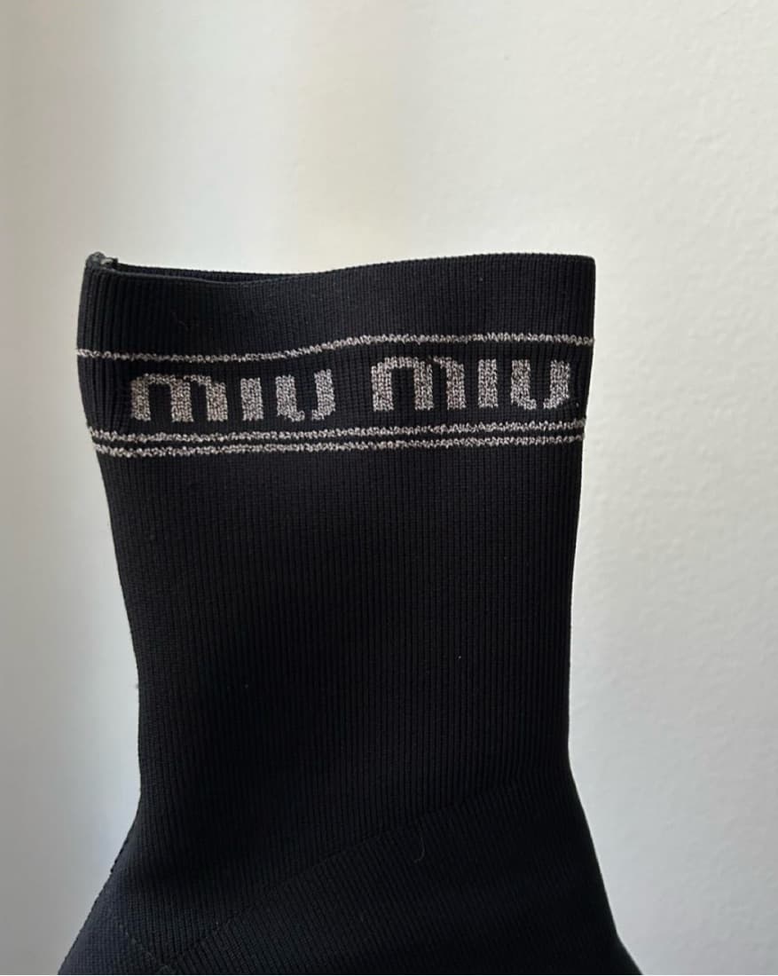 Miu Miu Sock Boot Mini Heels  - Image 1
