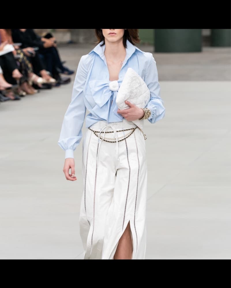 Chanel Bow Crop Top - Image 2