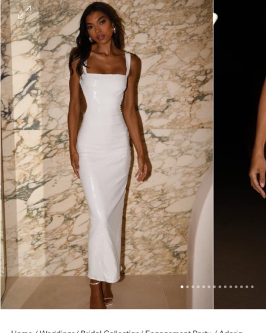 Meshki Adoria Sequin Cut Out Maxi Dress - Image 1