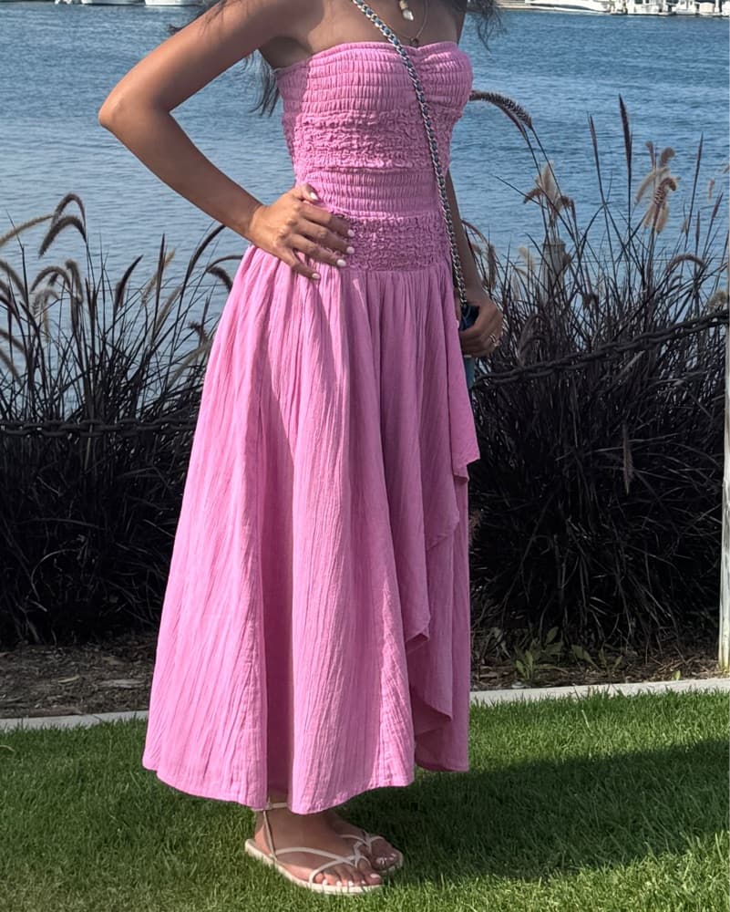 Free people Vibrant Pink Maxi Dress - Image 2