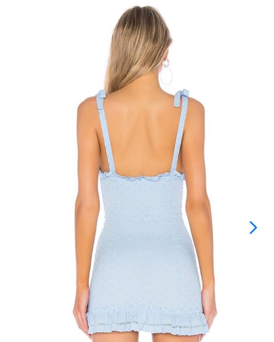Majorelle Mirabelle Dress Blue - Image 3