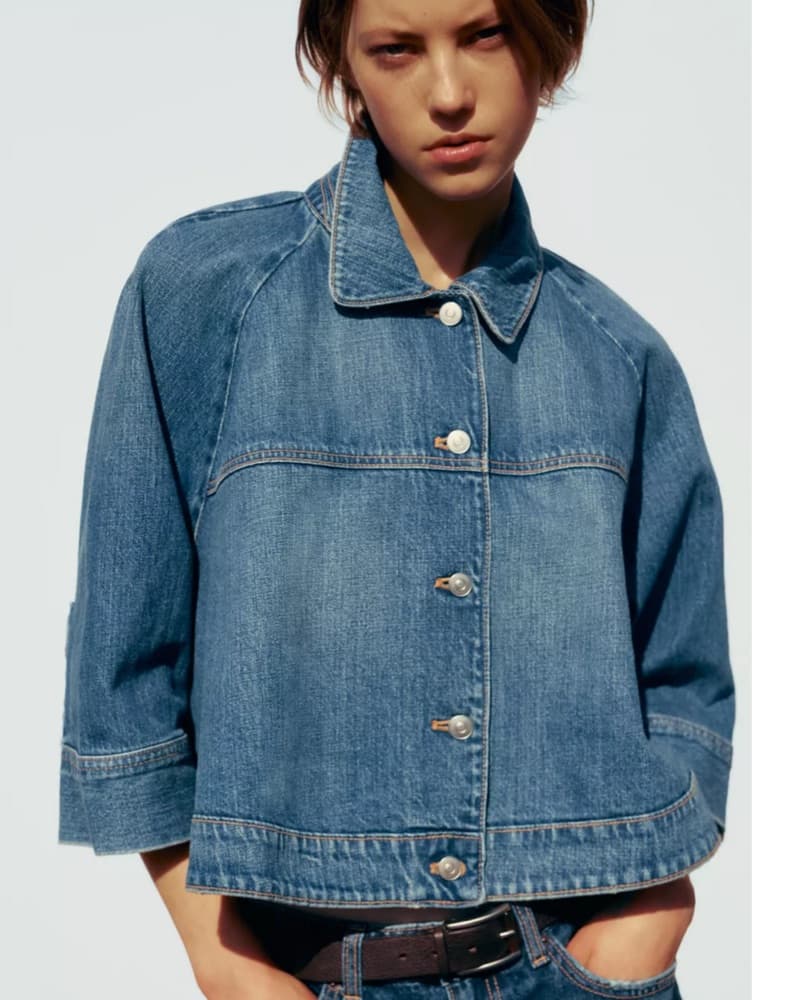 Layered Denim Shacket - Image 3