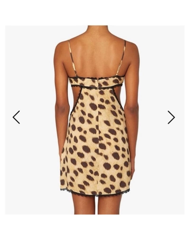 Chic Leopard Print Slip Dress - Image 2
