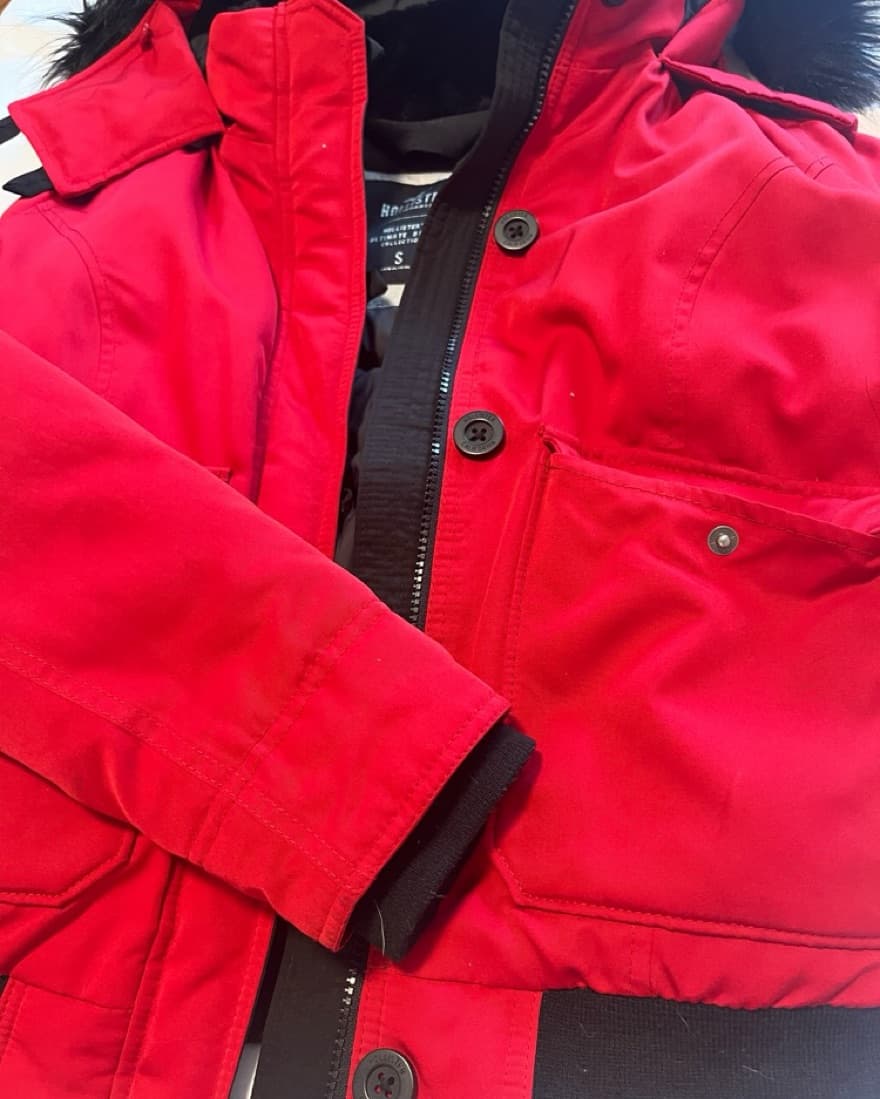 Hollister Red Jacket - Image 3