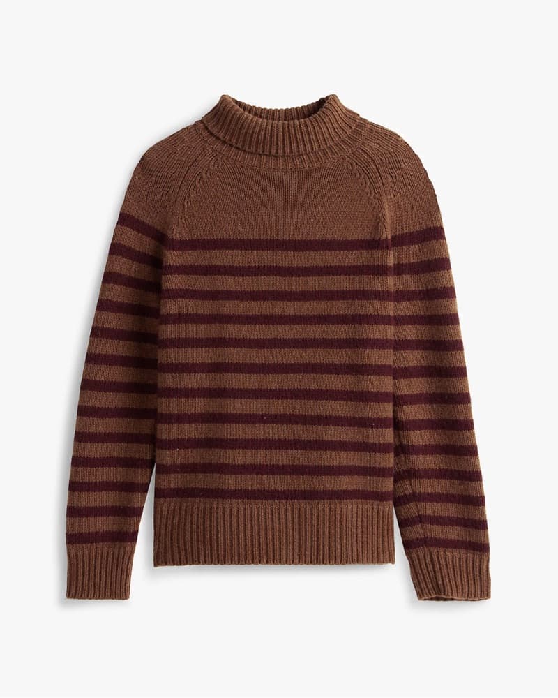 Cozy Striped Wool Sweater - Image 2