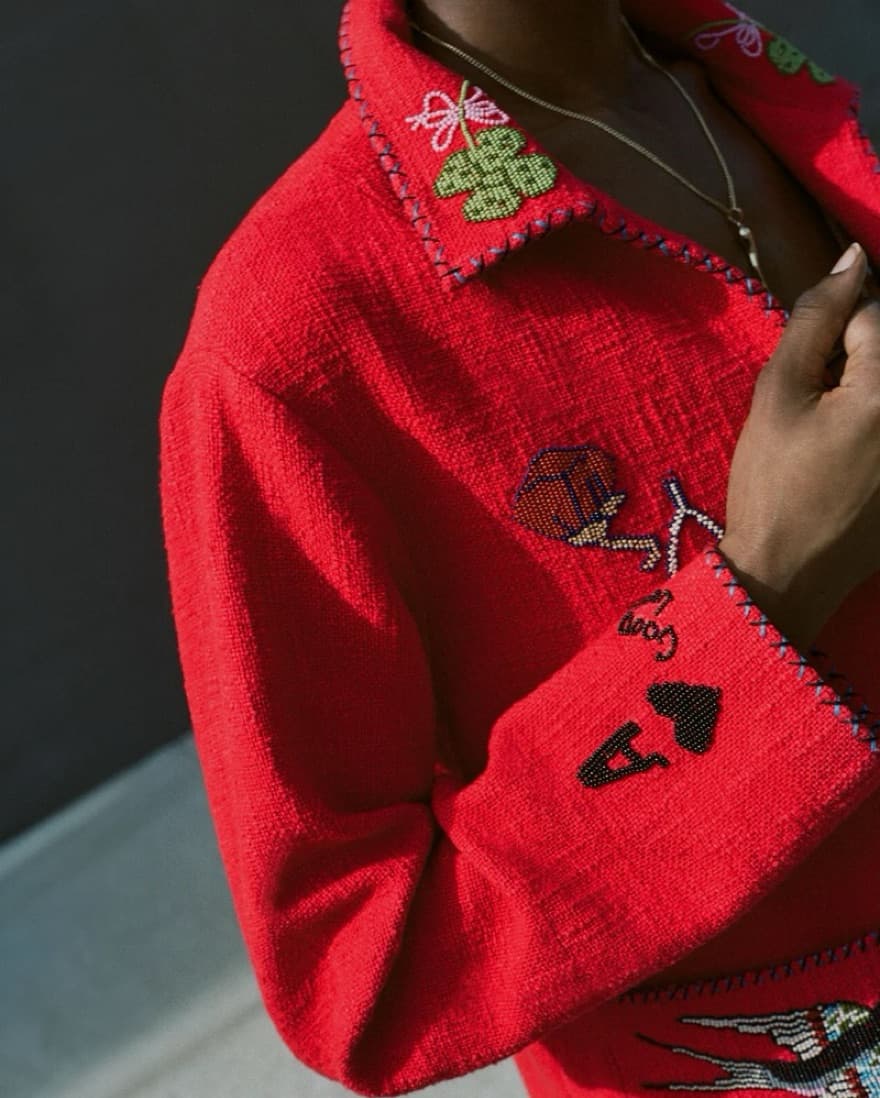 Alix Of Bohemia Francis Crimson Jacket - Image 4