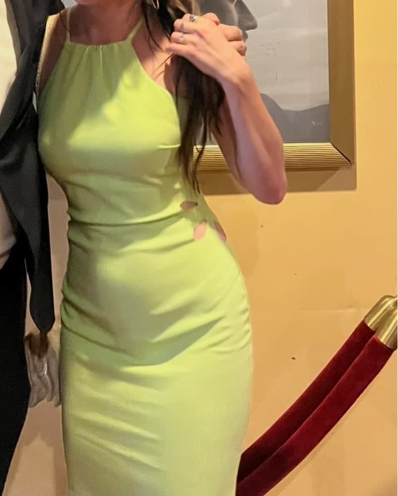 LIKELY Becky Dress in Green Glow  - Image 4