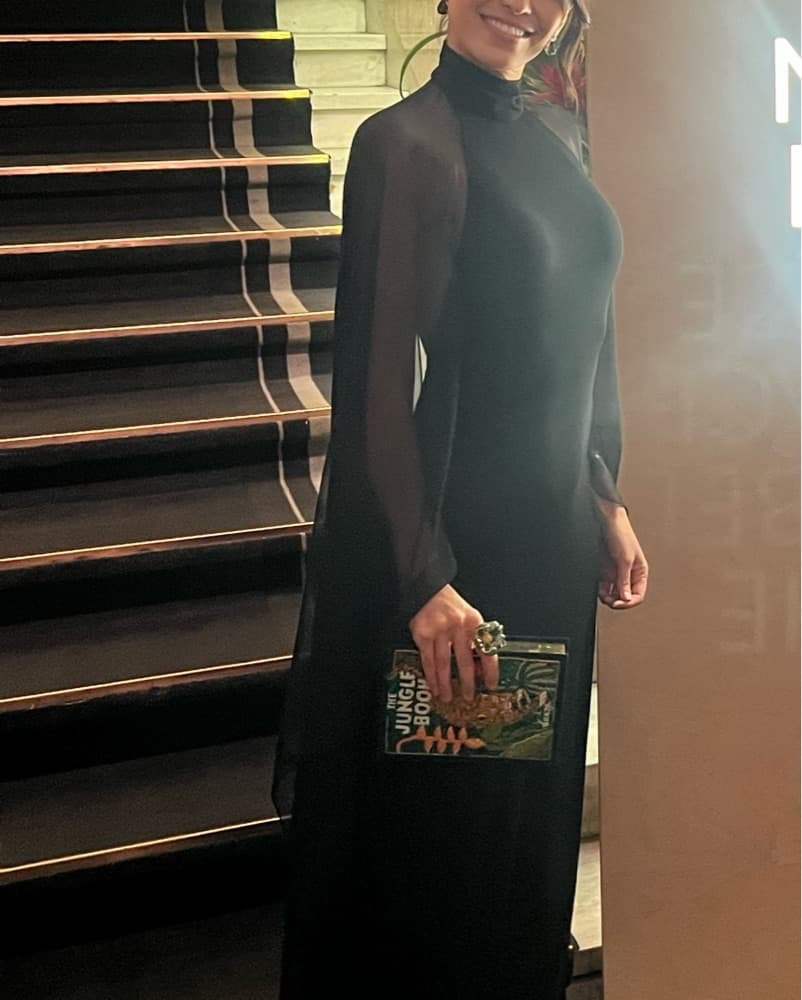 RL Collection Tilly Cape Sleeve Gown - Image 5
