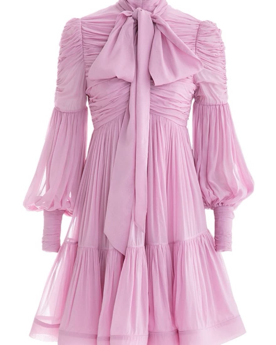 Zimmermann Ruched Mini Dress - Image 1