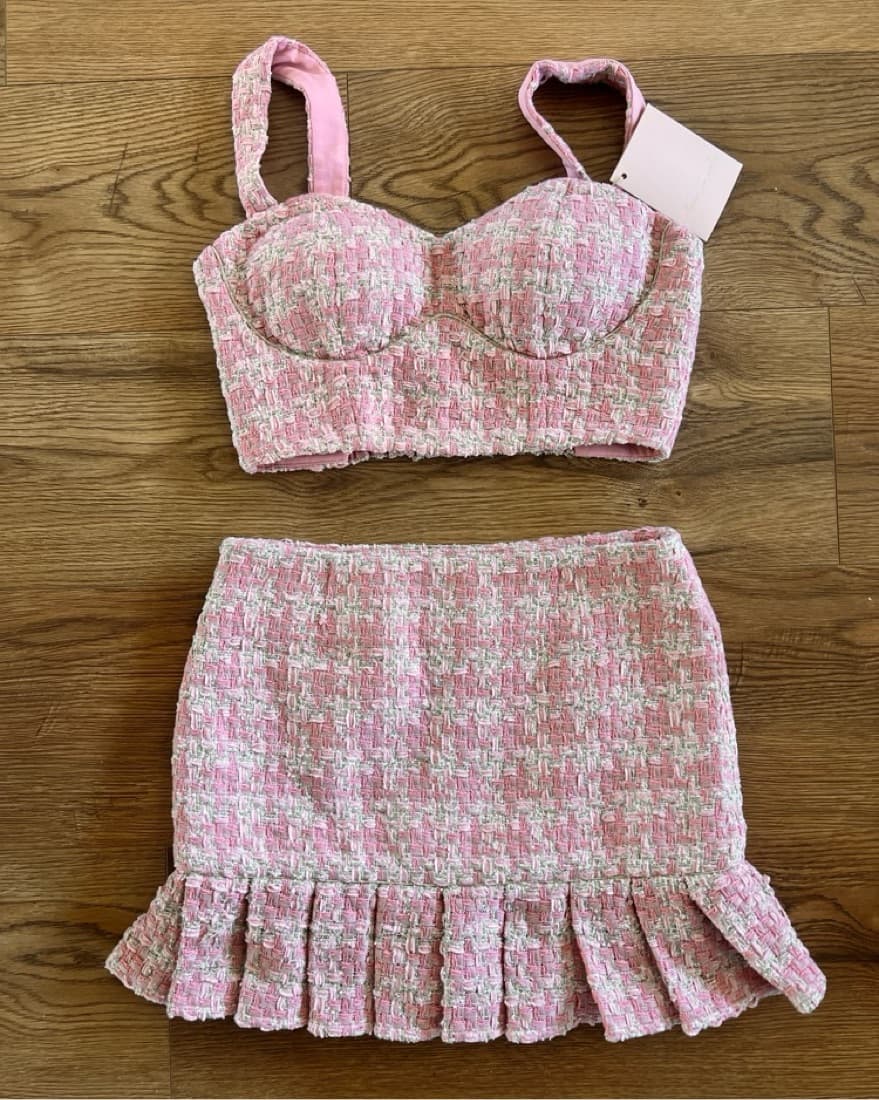 SKIRT ONLY Nana Jacqueline Chelsea Tweed Set  - Image 1