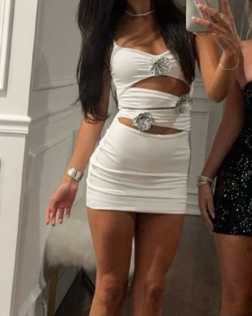 AITANA MINI DRESS IN WHITE superdown  - Image 1